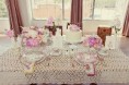 CENTRO DE MESA CON EL PASTEL